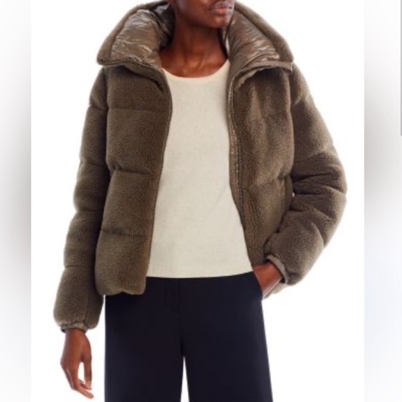 Save The Duck Jackets & Blazers - SAVE THE DUCK Brown Puffer Jacket